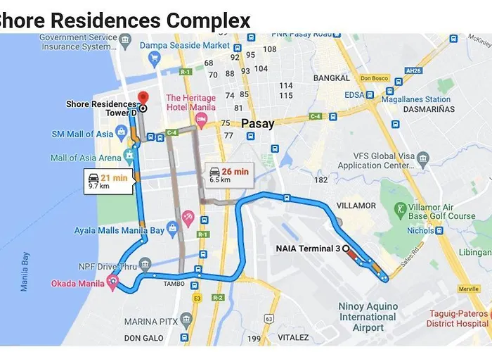 Apartment 1br Room-stunning Moa View Fireworks Manila