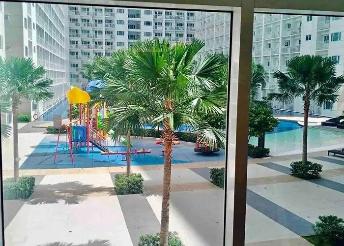 Apartment 1br Room-stunning Moa View Fireworks Manila